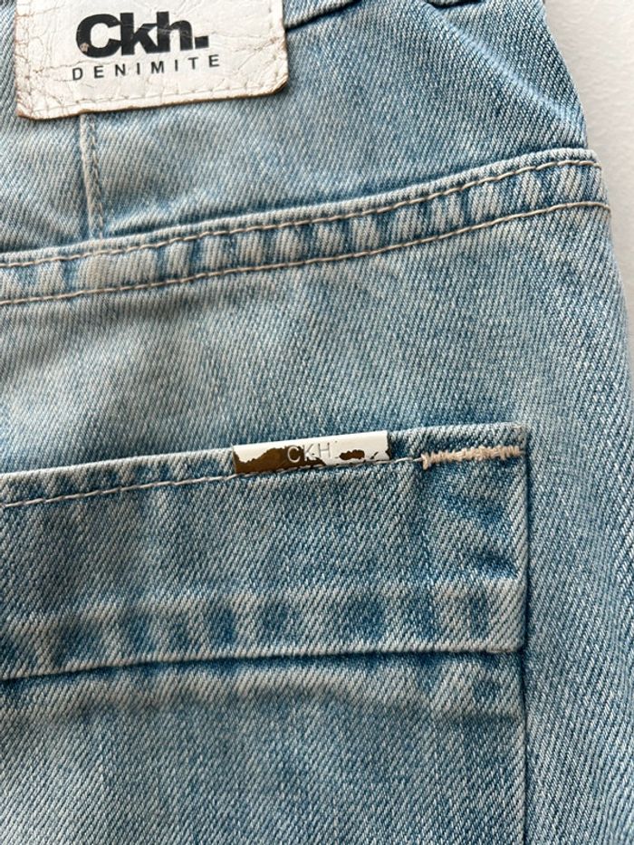 Pantacourt en jean short taille 40 clockhouse - photo numéro 6