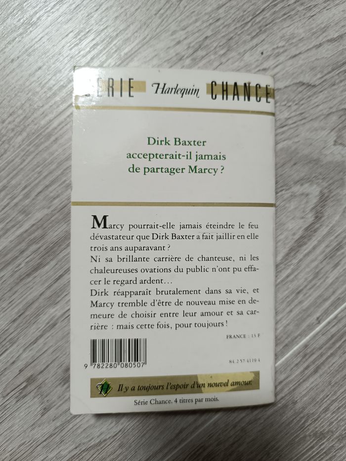Livre Harlequin série Chance - photo numéro 2