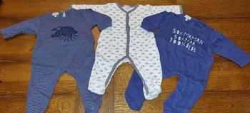 lot de 3 pyjamas 100% coton