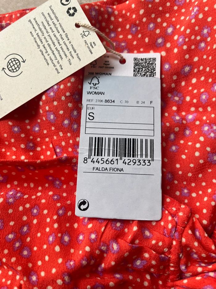 Mini jupe mango rose neuve - photo numéro 2