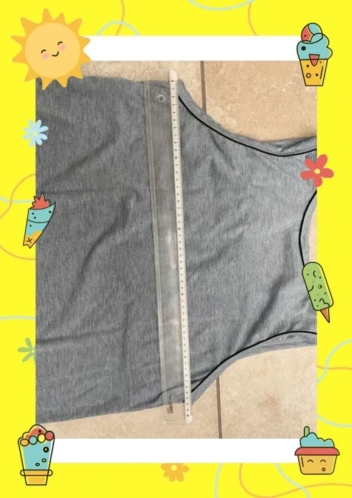 T shirt sans manches débardeur Étoile fashion M - photo numéro 4