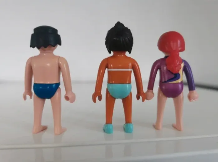 Playmobil lot personnage femme homme en maillot de bain - photo numéro 2