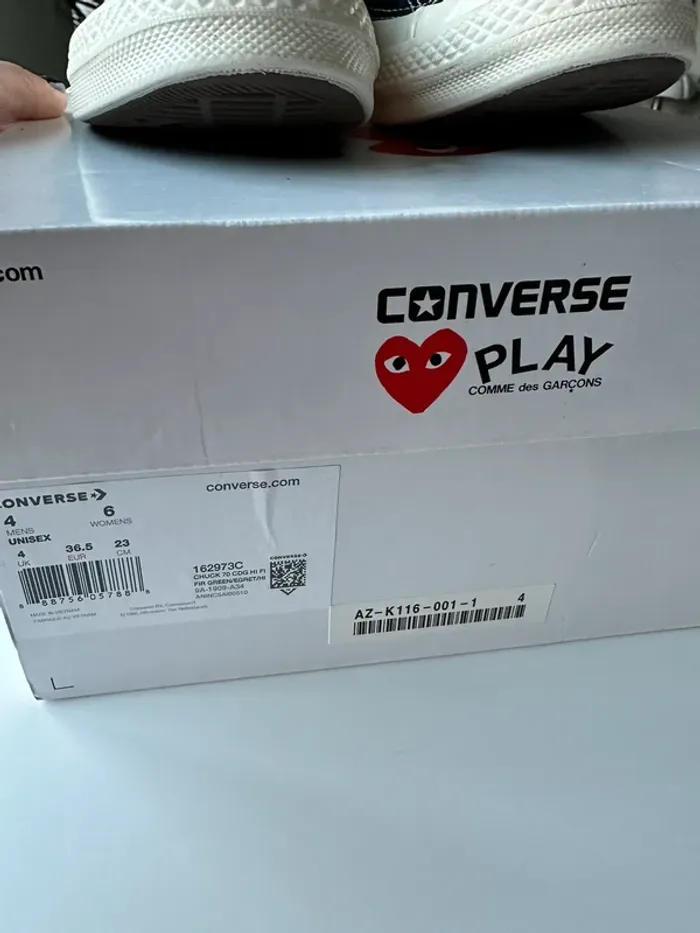 Converse noire comme des garçons - photo numéro 3