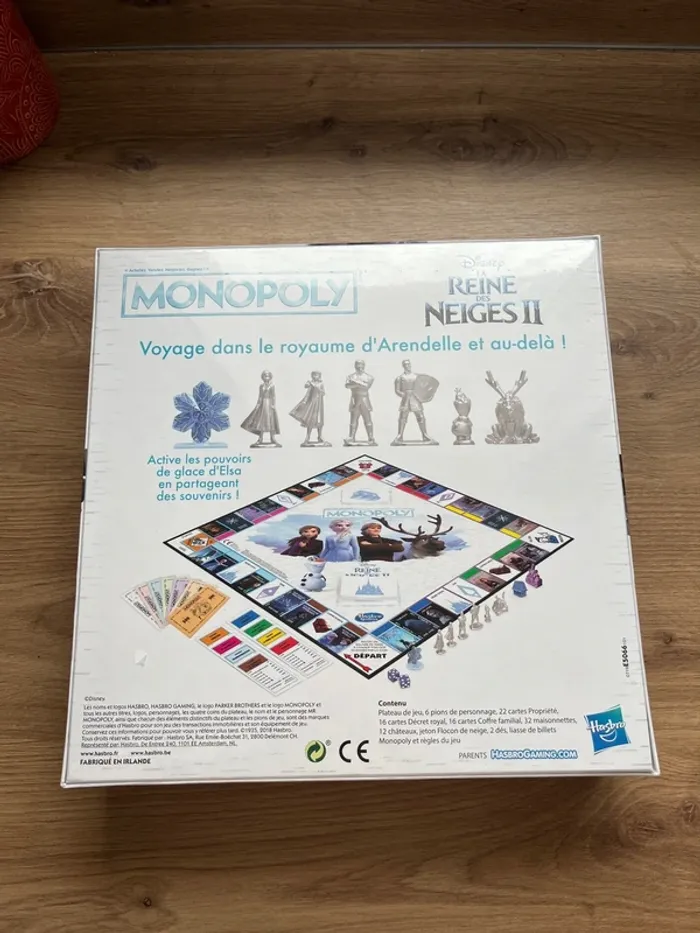 Jeu Monopoly Reine des Neiges 2 - photo numéro 3