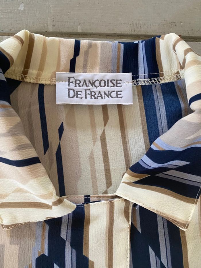 Chemise vintage Françoise de France taille M - photo numéro 12