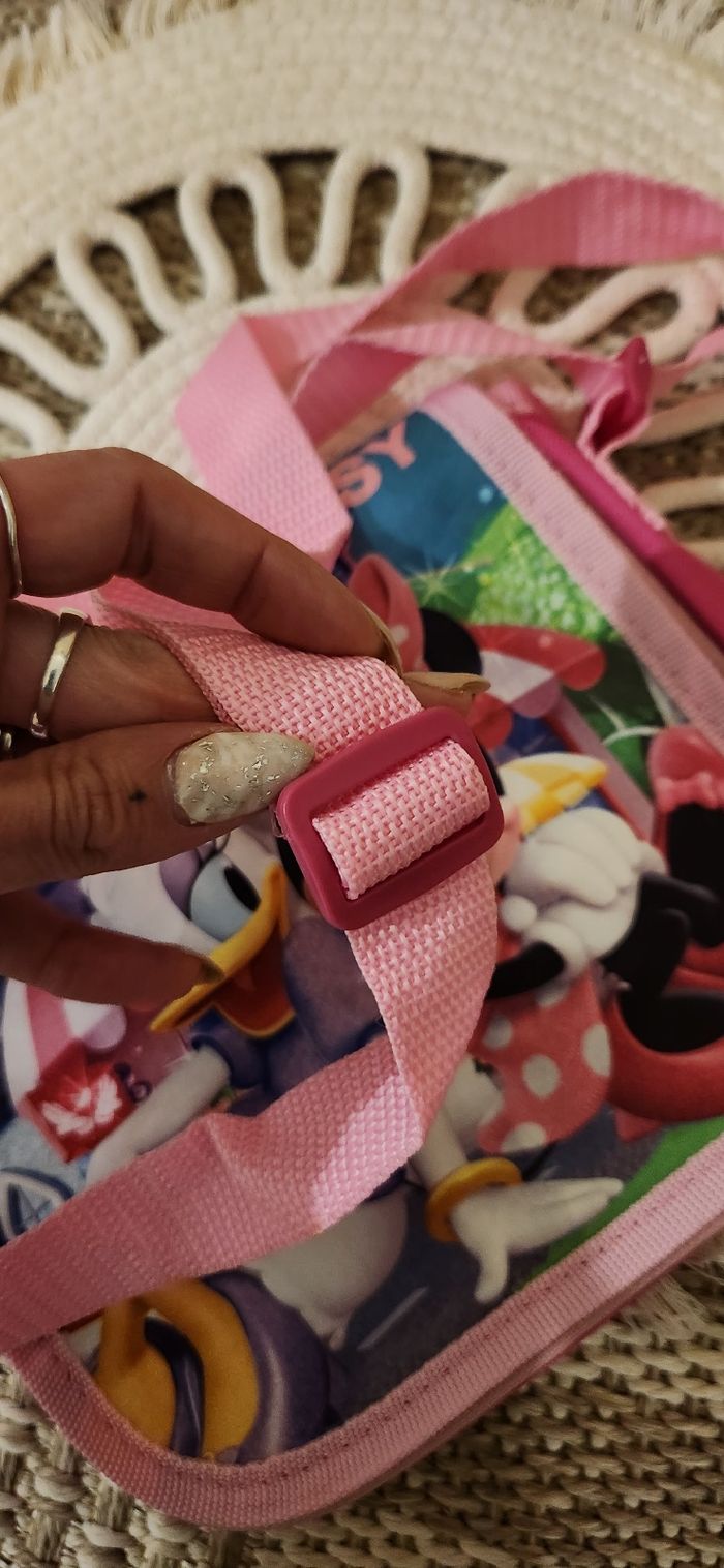 Sacoche Bandoulière Minnie Disney Rose - photo numéro 10