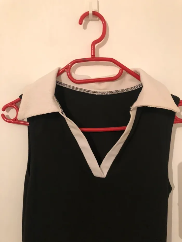 Haut sans manches col polo shein 36 - photo numéro 2
