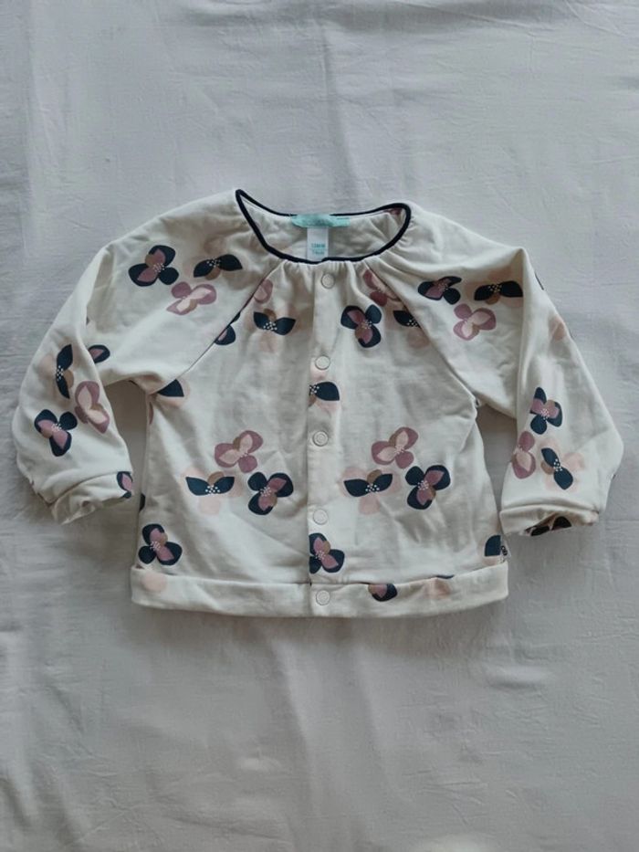 Veste bomber molletonnée Obaïbi 12 mois