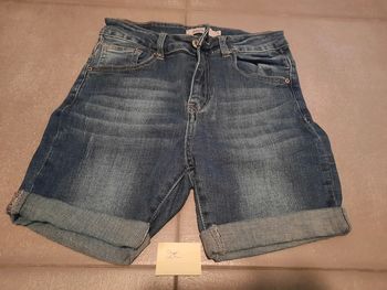 Short en jeans
