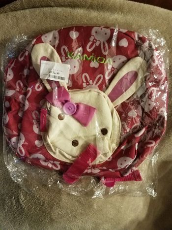 Sac à dos rose lapin