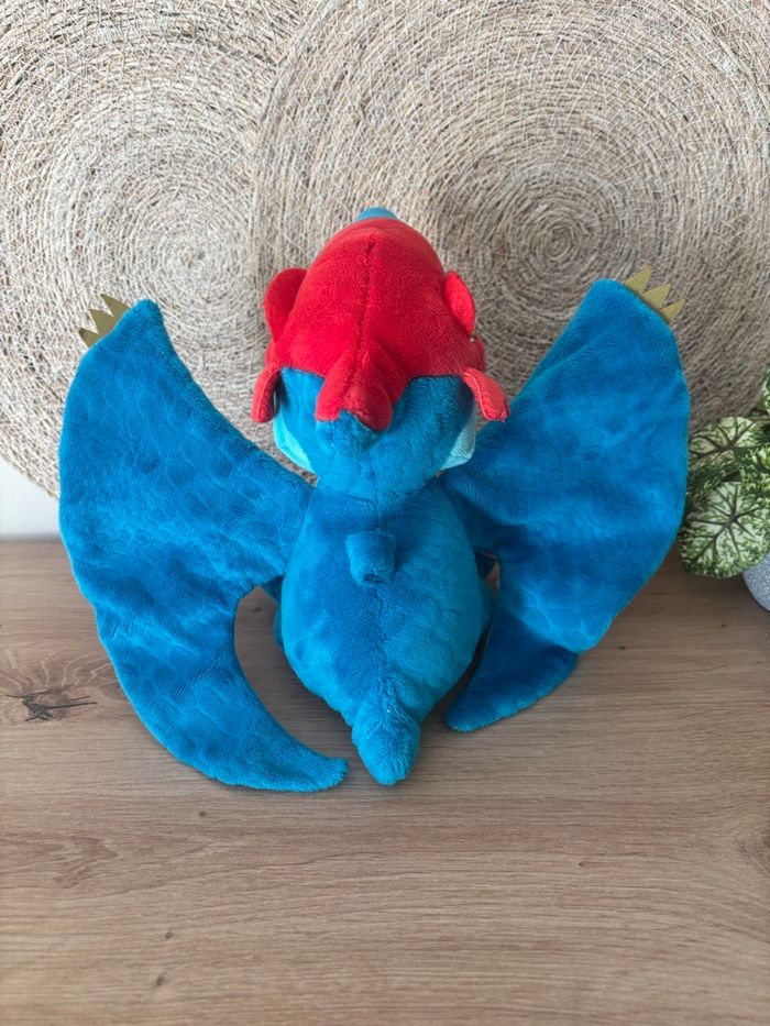 Doudou dinosaure bleu rouge ptéranodon jurassic world - photo numéro 4