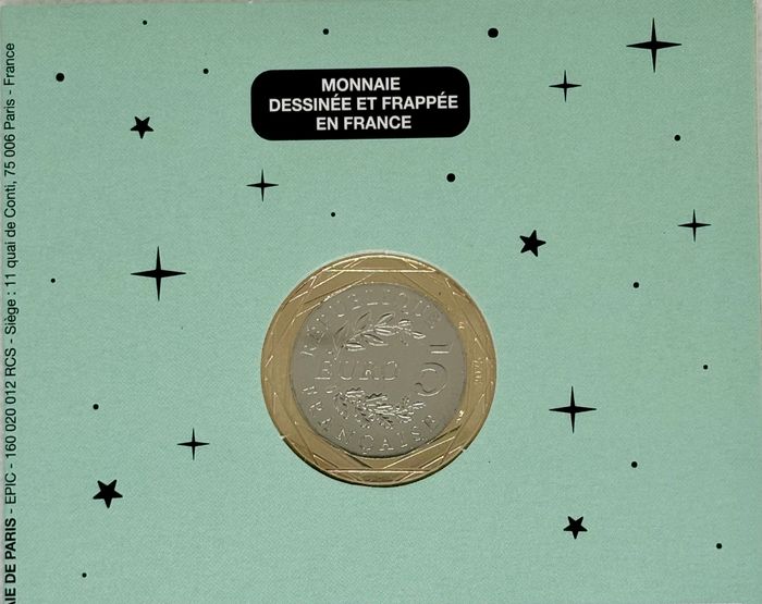 Pièce de 5 euros Verseau – Édition Limitée de la Collection Astro 2024 - photo numéro 3