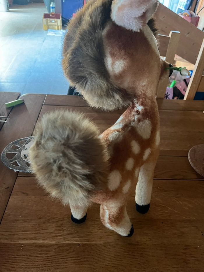 Peluche Bambi vintage 52 cm - photo numéro 4