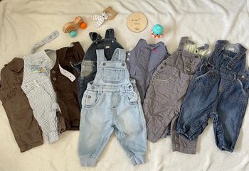 Lot salopette 6 mois