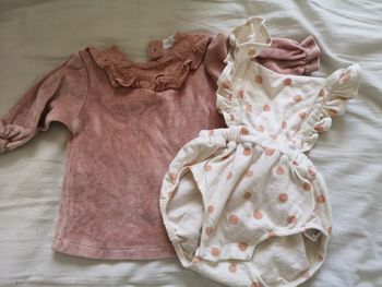 Ensemble barboteuse + t-shirt