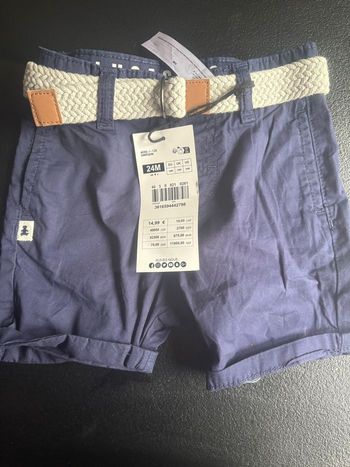 Short lulu castagnette neuf