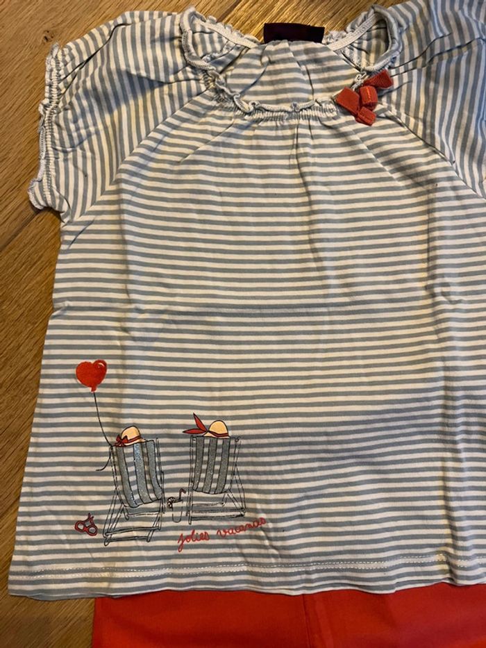 Pyjama 3/4 sergent major fillle 3 ans très bon état - photo numéro 2