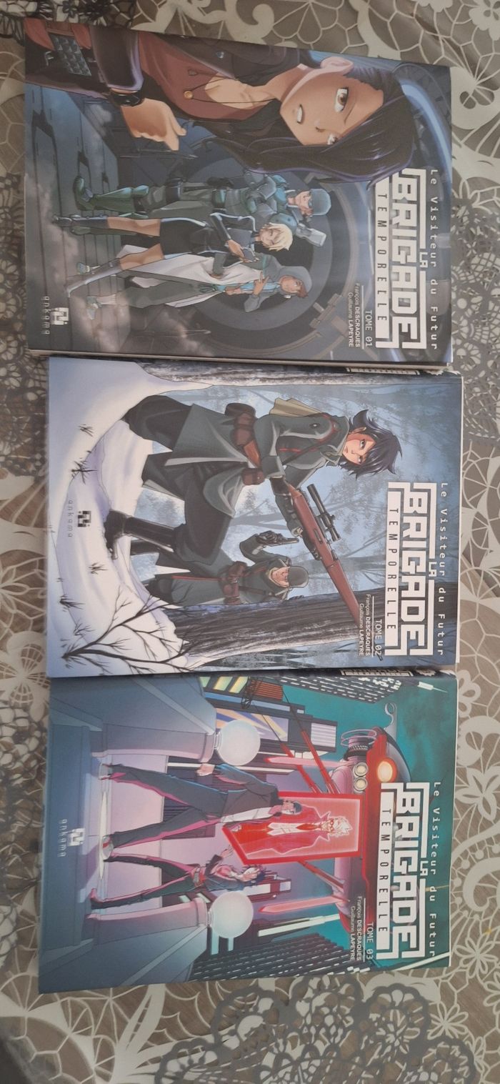 Livre la brigade temporelle 1 2 et 3