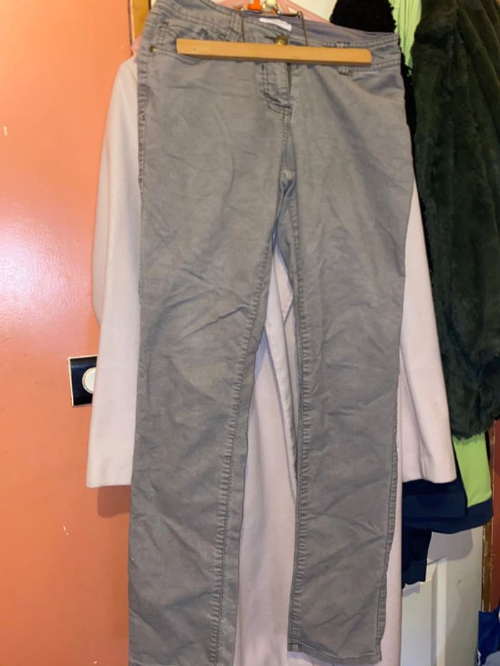 Pantalon Vintage effet velour