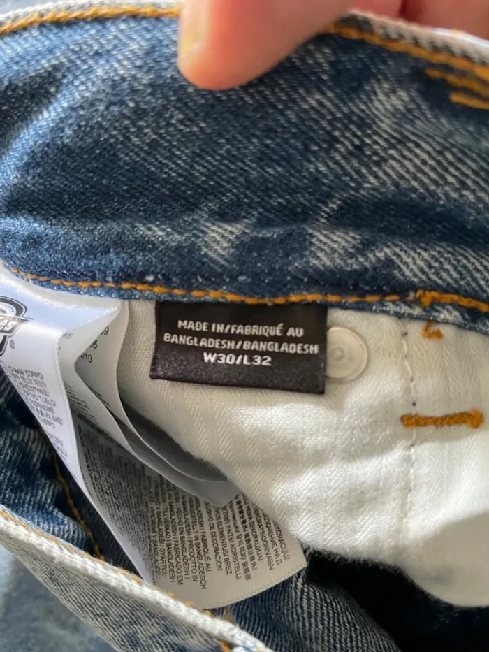 Dickies Loose Wave Rinsed Denim - W30/L32 - photo numéro 10
