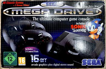 Console Mega Drive Mini complete