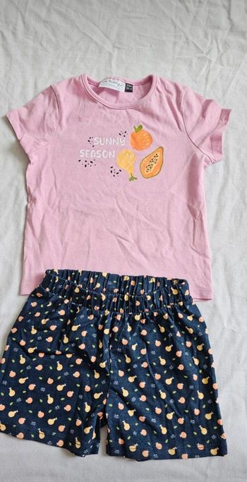 Pyjama deux pièces enfant fille 4 ans Neuf