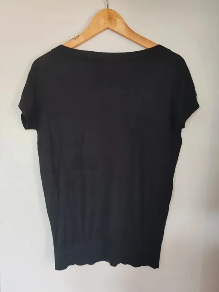 T-shirt manche courte Lauren Ralph Lauren noir taille PS - photo numéro 7