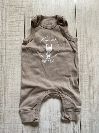 Combi short sans manches lapin