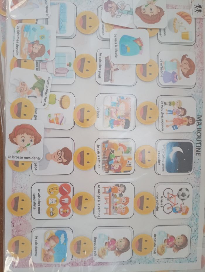 Routine fille ,  peau claire