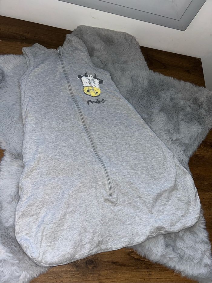 Gigoteuse légère grise motif légère - 0/6 mois - Lupilu