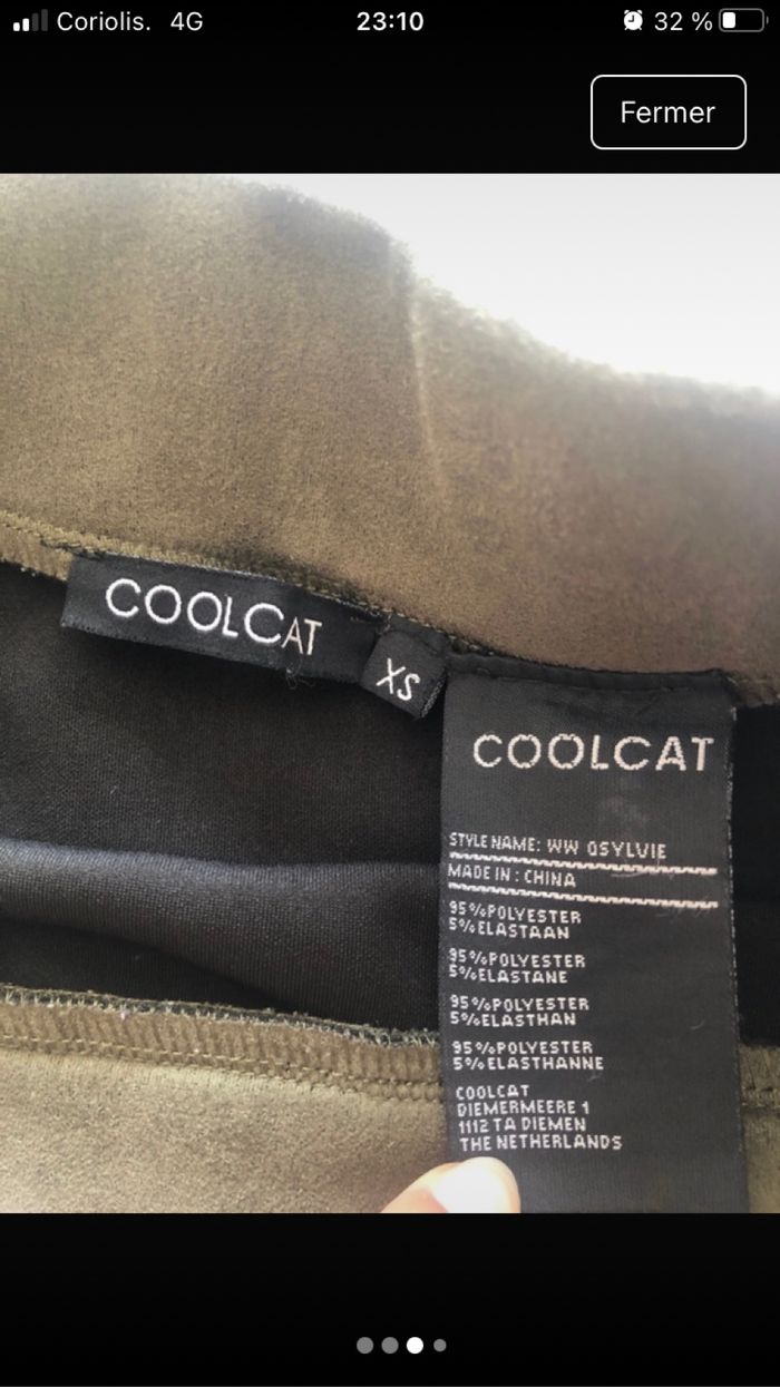 Jupe kaki - photo numéro 3