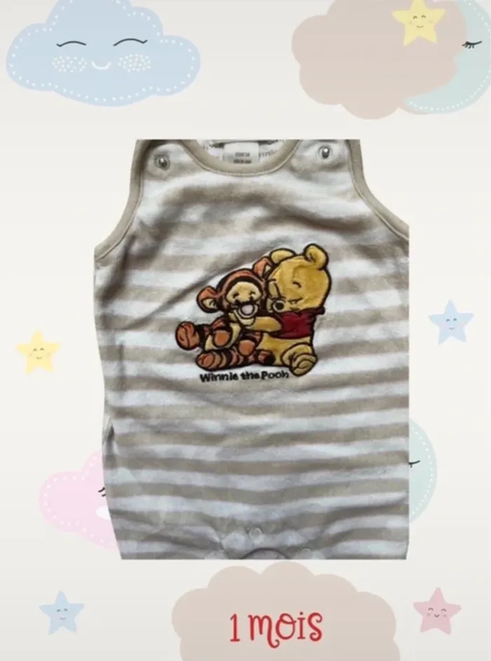 Salopette Winnie Disney 1 mois - photo numéro 4