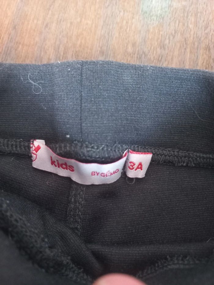 Pantalon/ legging gris foncé Gémo 3ans - photo numéro 3