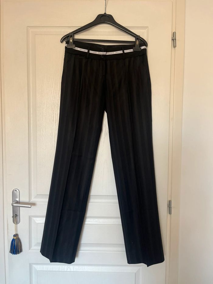 Pantalon Dolce & Gabbana rayé – Taille 40, coupe élégante - photo numéro 4