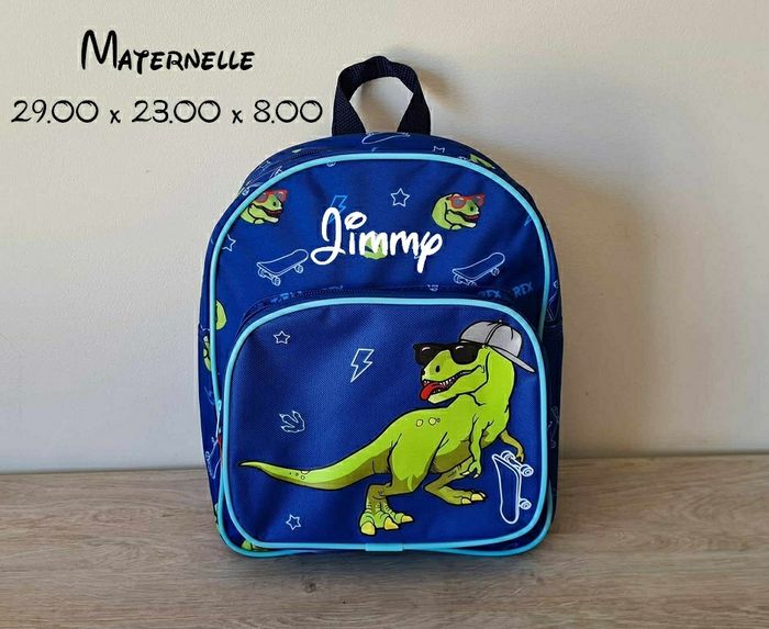 Sac maternelle personnalisé dinosaure