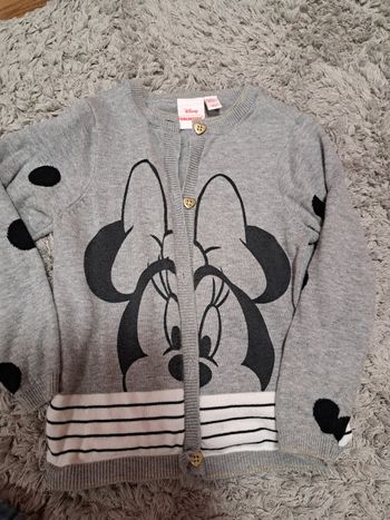 Gilet Minnie fille 3 ans