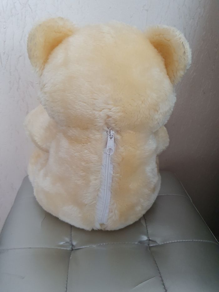 Peluche Nounours jaune - photo numéro 4