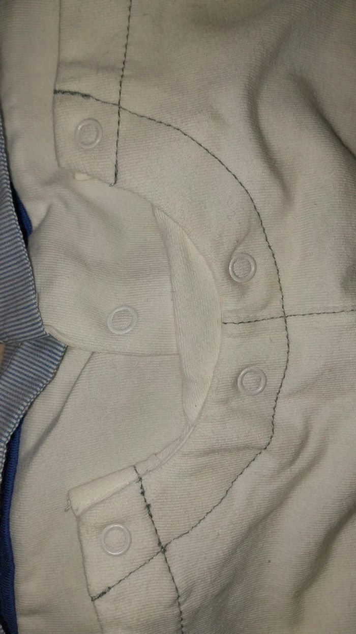 Combinaison/ salopette/ ensemble esprit marin Berlingot neuf avec étiquette 12 mois - photo numéro 8