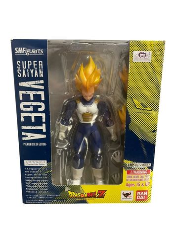 Figurine SH Figuarts Dragon Ball Z Super Saiyan Vegeta Premium color édition Bandai neuf