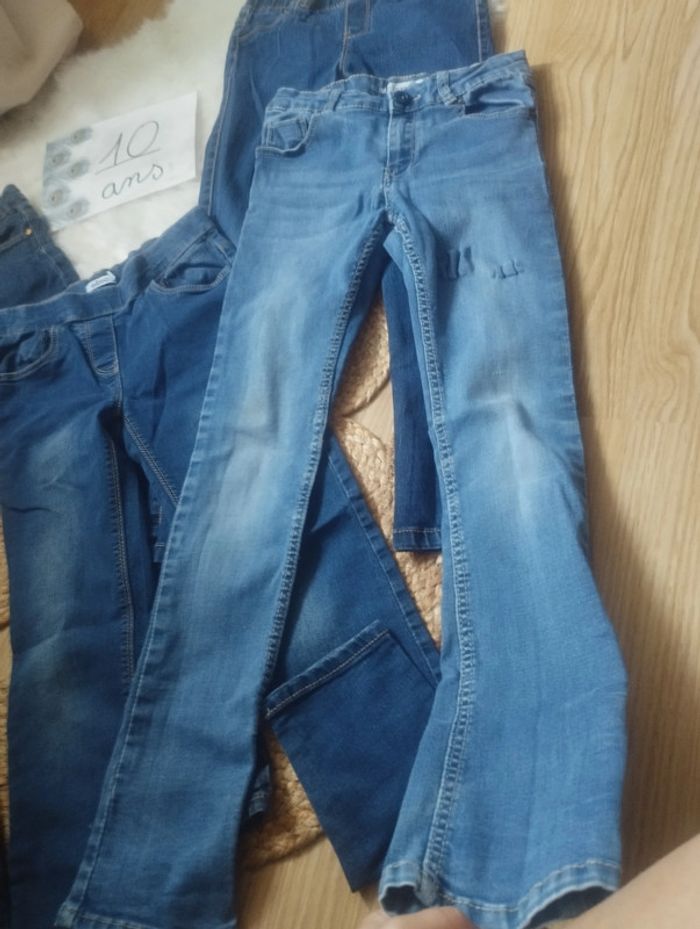 Lot jeans fille 10ans in extenso - photo numéro 3