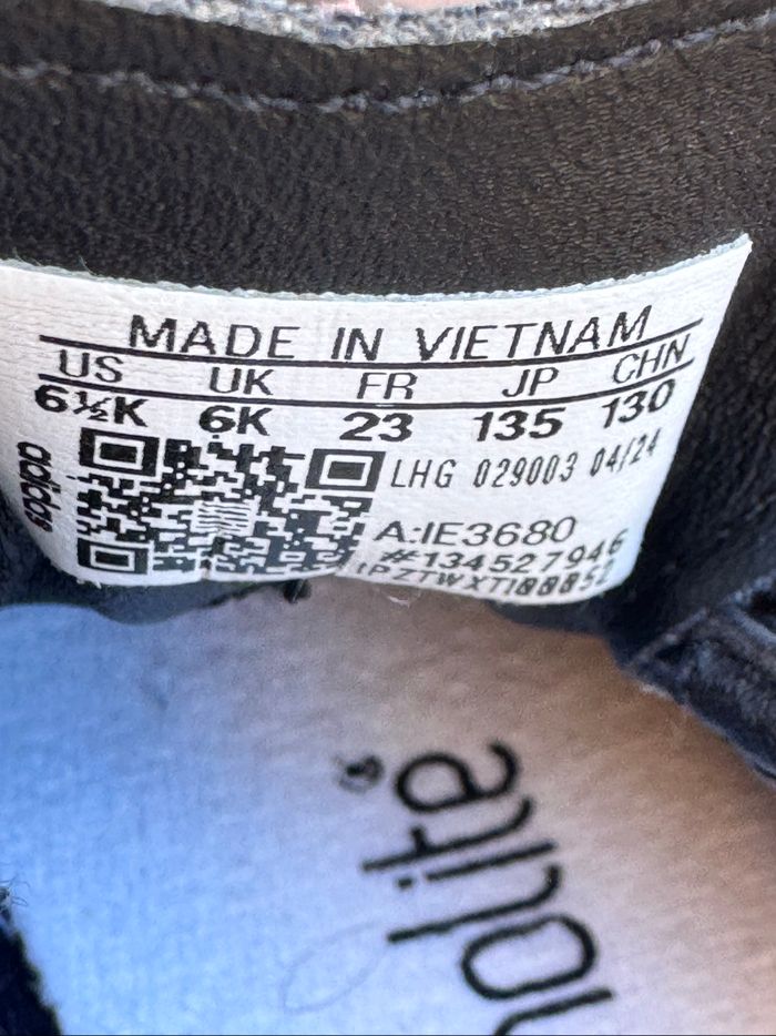 Baskets Adidas Samba unisex.taille 23. - photo numéro 6