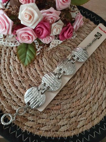 🌿Bracelet réglable argenté🌿