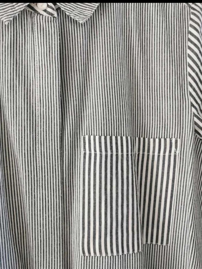 Chemise  mi  longue rayée 36 - photo numéro 3