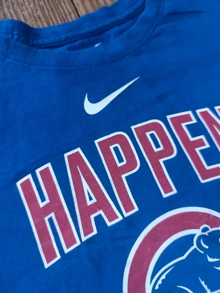 T-shirt Nike tee MLB chicago cubs 2016 L - photo numéro 3