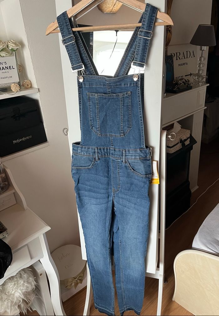 Salopette en jean denim bleu  H&M T36 neuve 💙