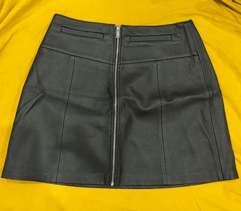 jupe similicuir noir bershka