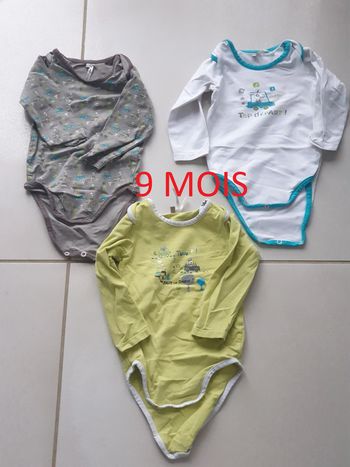 3 bodies ML 9 mois 71cm