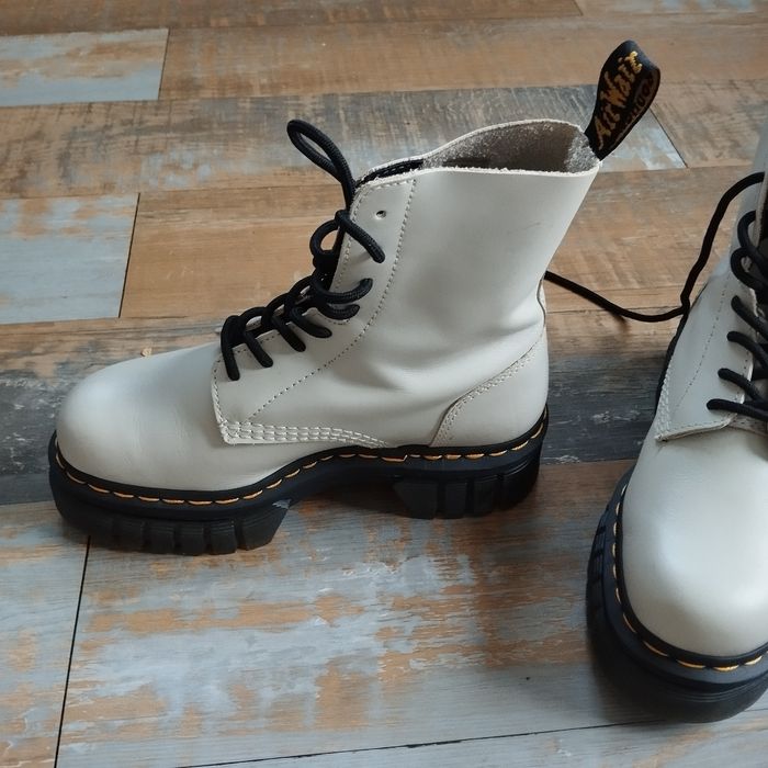 Dr.martens boots audrick a plateforme couleur taupe taille 38 - photo numéro 6