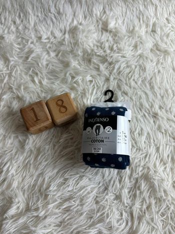 Lot de 2 paires de collants in extenso taille 18-20