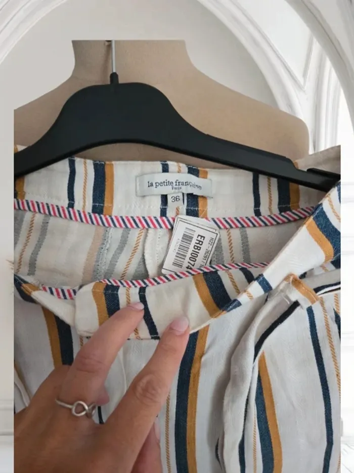 Pantalon droit neuf la petite française taille 36 - photo numéro 2